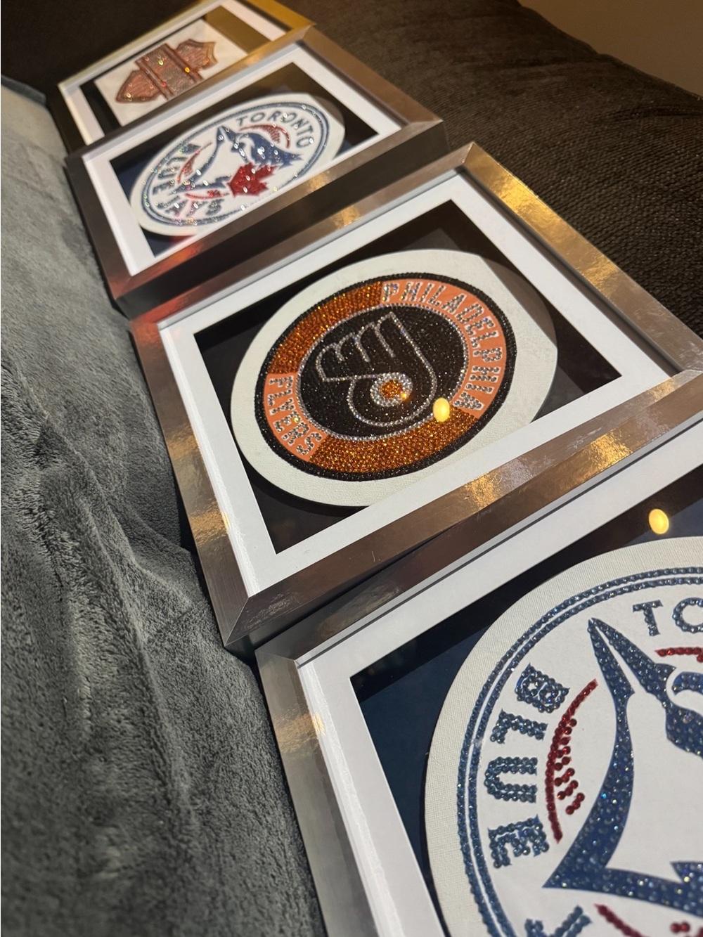 Custom Rhinestone sports sign